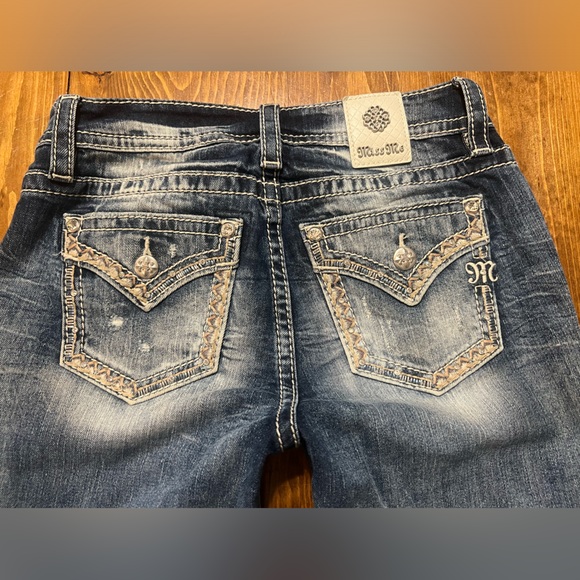 Miss Me Border Stitch Jeans 27/34 - Picture 6 of 6